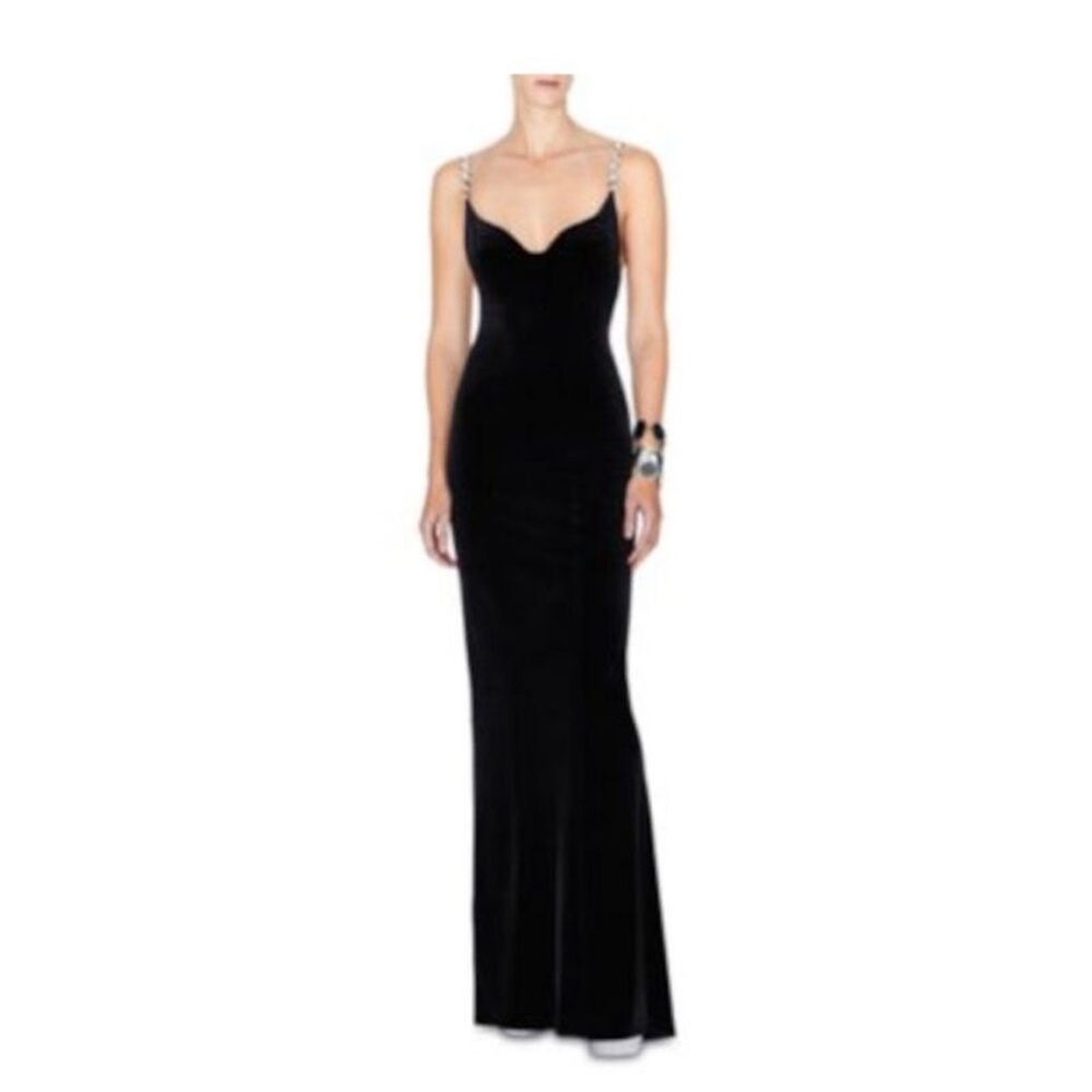 Galvan Avedon embellished velvet gown, new with tags